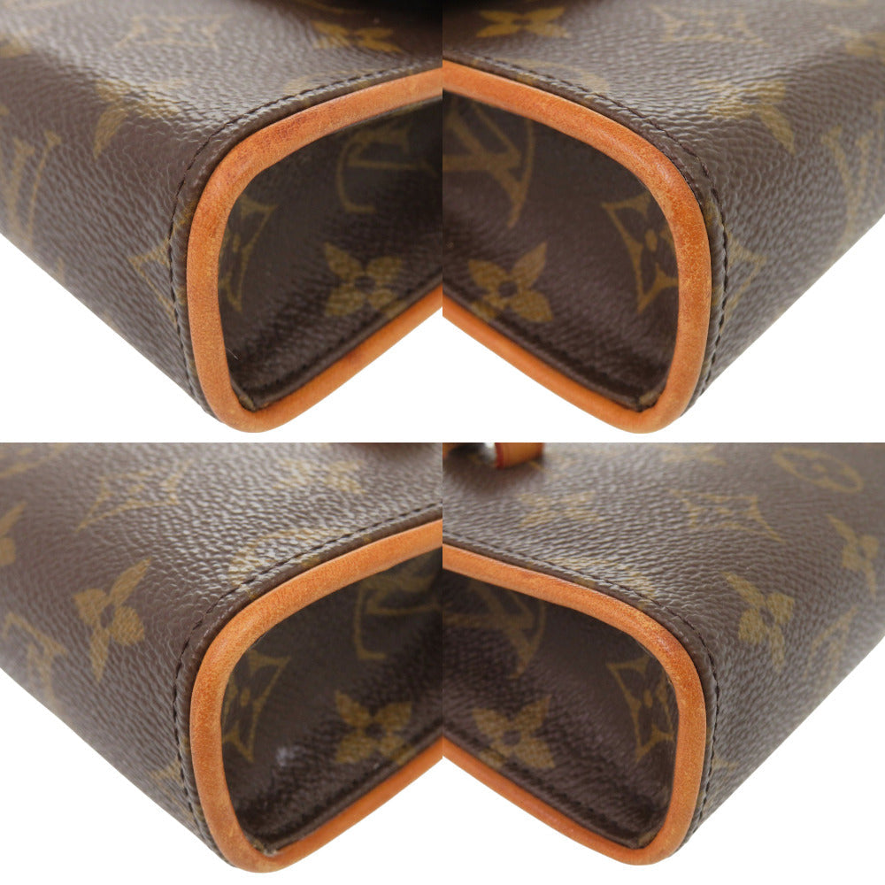 Louis Vuitton Waist M51855 Pochette Florentine Monogram Canvas Brown Clutch Bag 7A1451Eg5K11