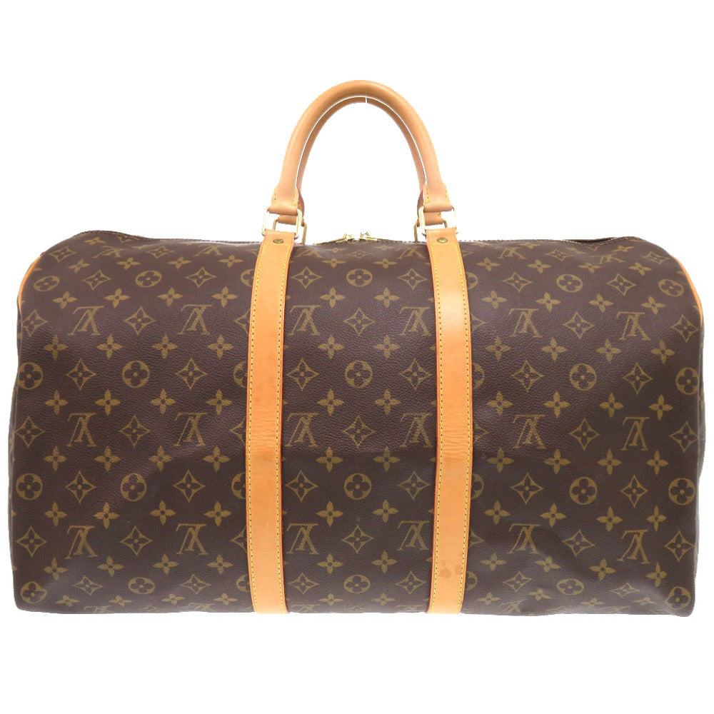 Louis Vuitton Boston Duffel M41416 Keepall bandouliere50 Monogram Canvas Brown Travel Bag 7B0234Iig6A9