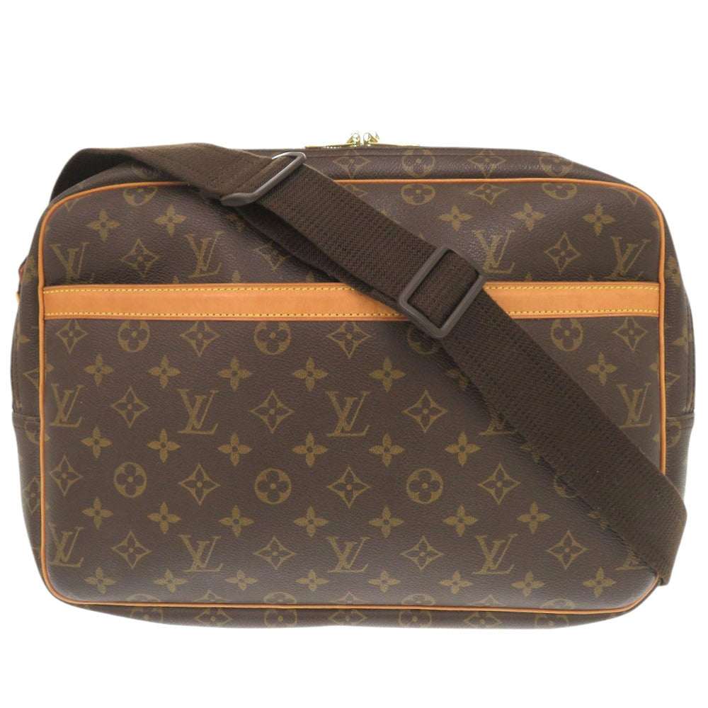 Louis Vuitton M45252 Reporter GM Monogram Canvas Brown Shoulder Bag 7B0241Gb5M9