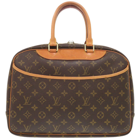 Louis Vuitton M47270 Deauville Monogram Canvas Brown Handbag 7B0243Ss5K7