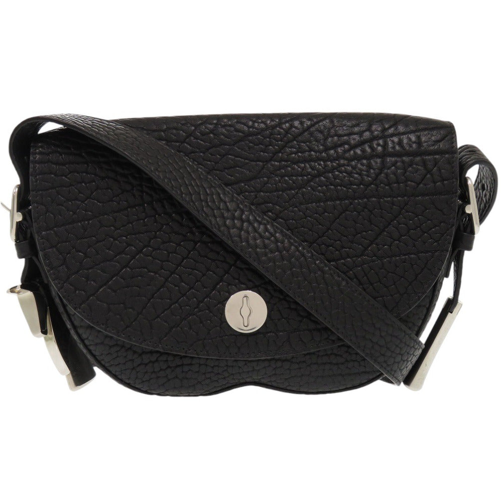 Burberry Shoulder Bag Women Leather Black 7B0312Pi5K13