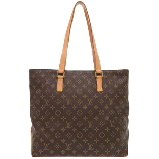 Louis Vuitton M51151 Cabas Mezzo Monogram Canvas Brown Tote Bag 7B0315Pl5K7
