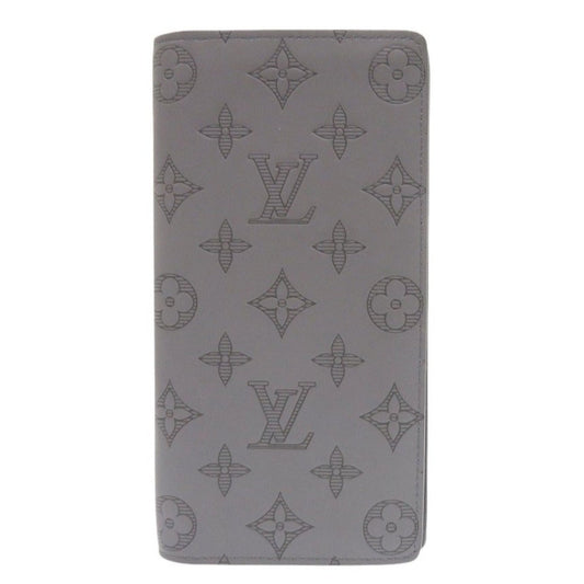 Louis Vuitton Long Purse M81335 Portefeuille Plaza Monogram Canvas Gray Wallet Case