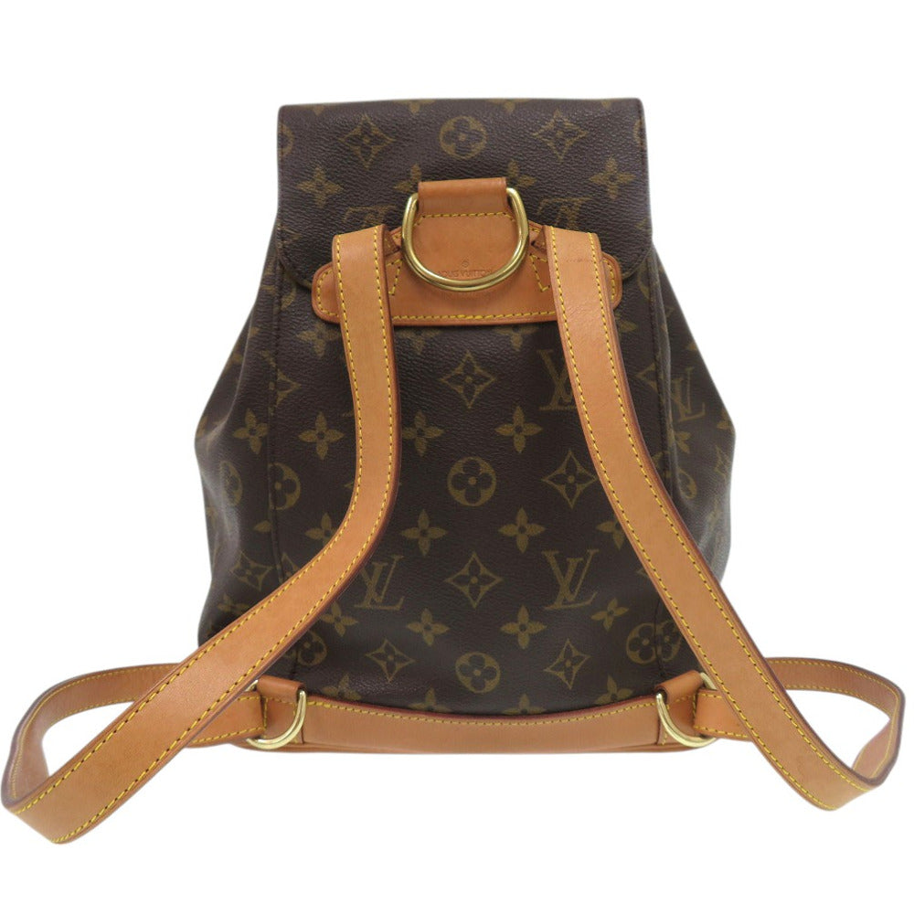 Louis Vuitton Backpack M51136 MontsourisMM Monogram Canvas Brown 7B0503Iha6T13