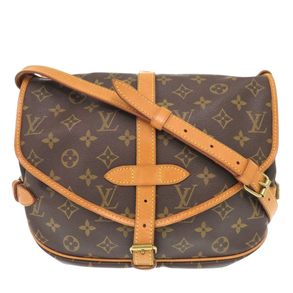 Louis Vuitton Saumur 30 Monogram Canvas Brown Shoulder Bag