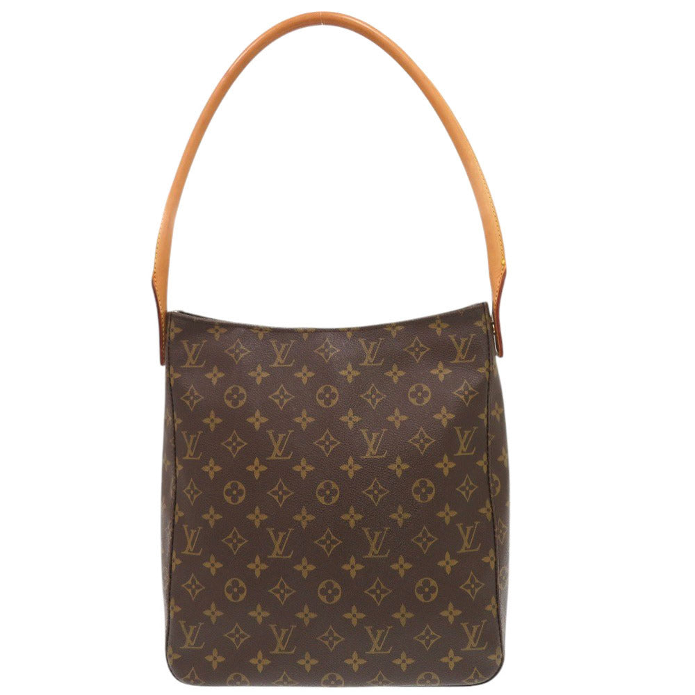 Louis Vuitton M51145 LoopingGM Monogram Canvas Brown Shoulder Bag 7B0895Ga5M5