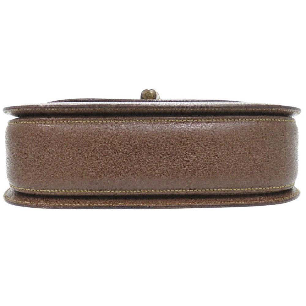 Gucci 000 926 Bamboo Leather Brown Handbag