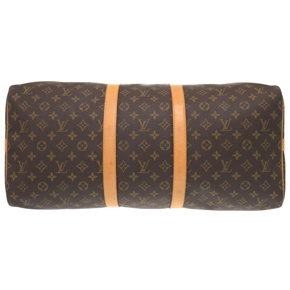 Louis Vuitton Boston Duffel M41414 Keepall bandouliere55 Monogram Canvas Brown Travel Bag 1
