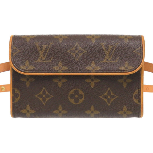 Louis Vuitton Waist M51855 Pochette Florentine Monogram Canvas Brown Clutch Bag 7B1123Ab5K14