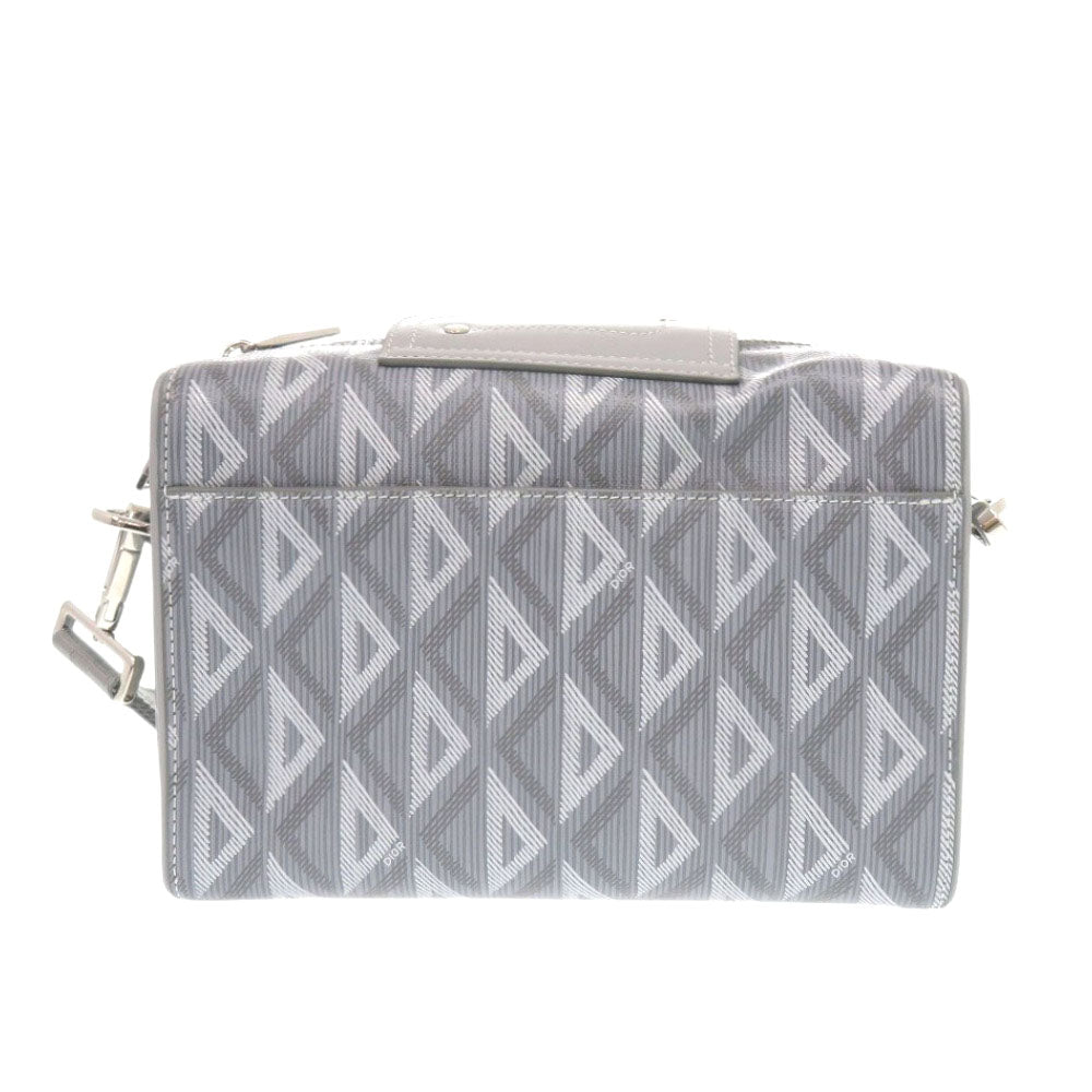 Dior Christian Shoulder Bag , Pvc Gray Rango Leather
