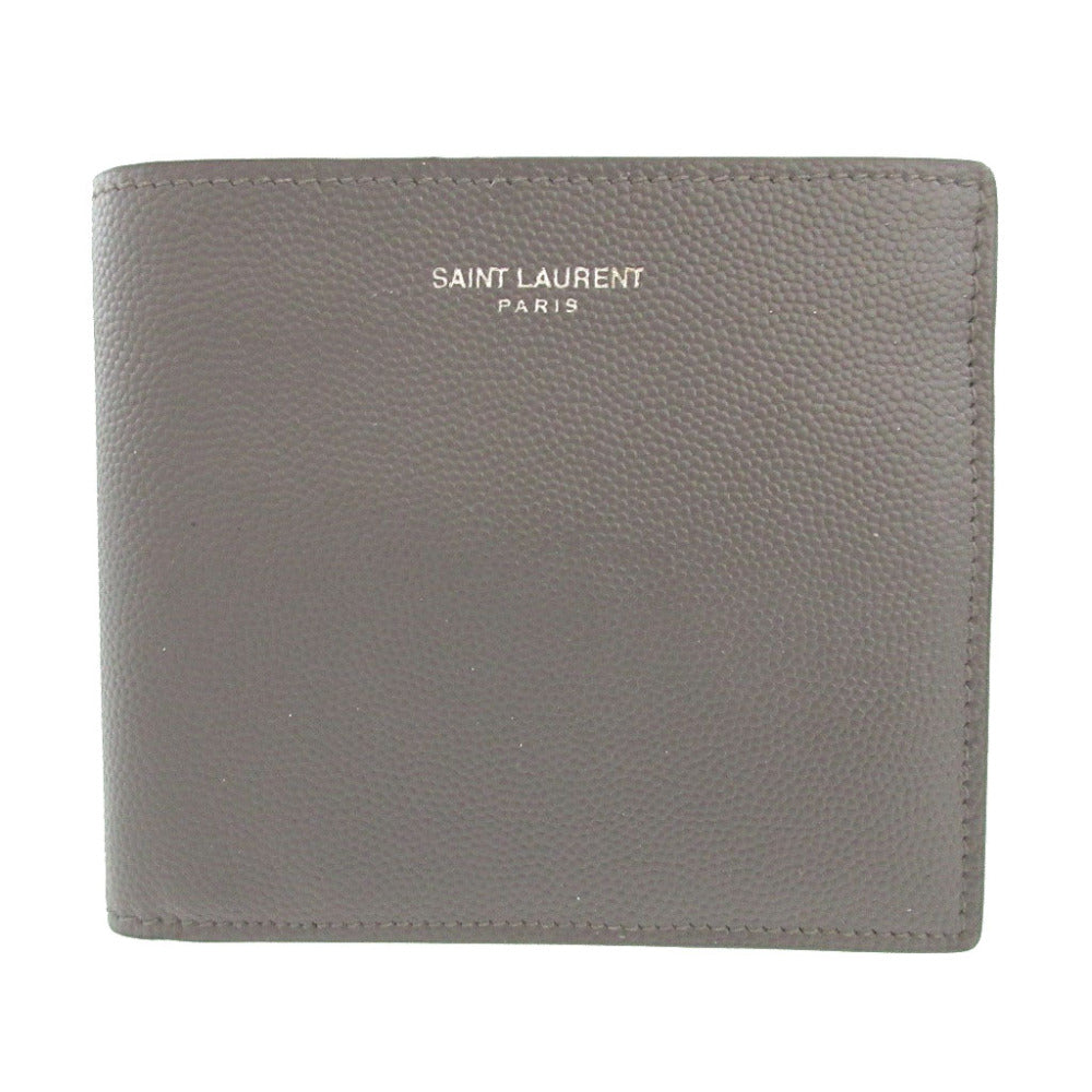 Saint Paris Bifold Wallet Gray Unisex Unisex Leather Travel Bag