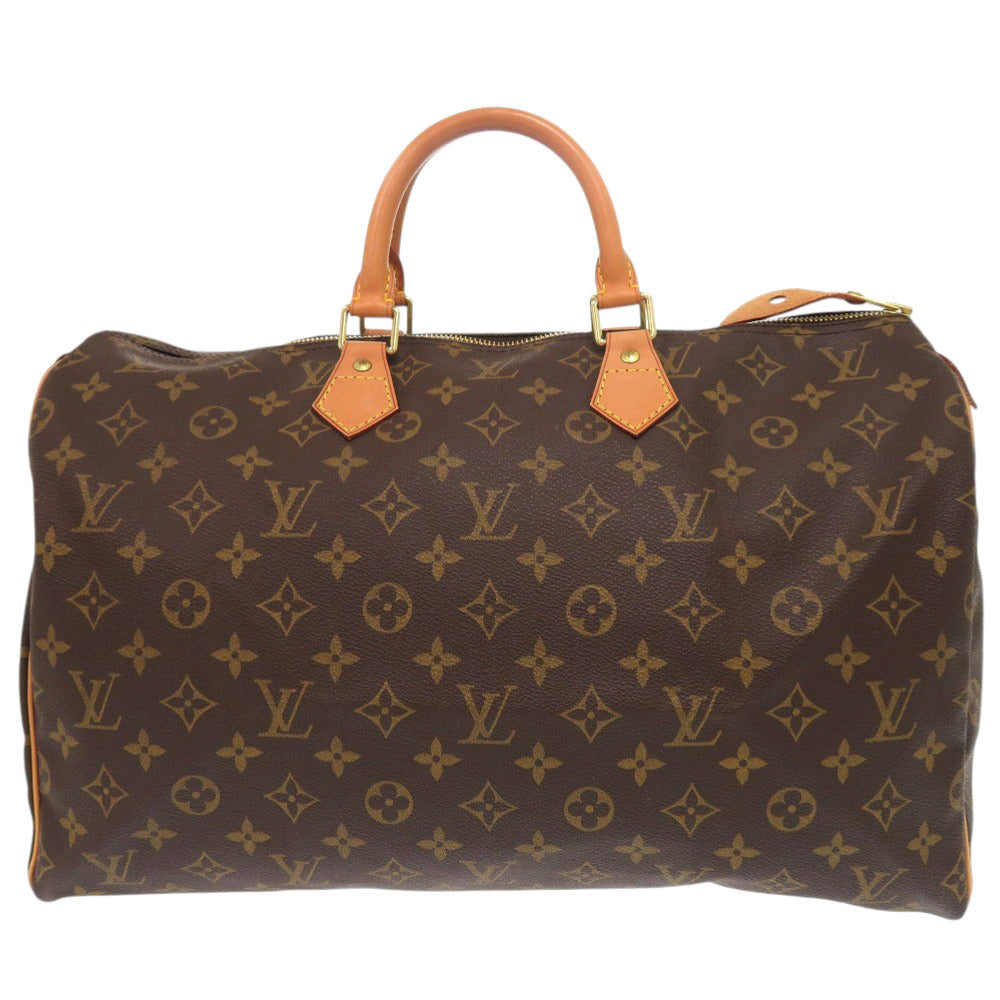 Louis Vuitton M41522 Speedy 40 Monogram Canvas Brown Handbag 5