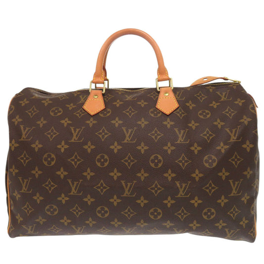 Louis Vuitton M41522 Speedy 40 Monogram Canvas Brown Handbag 5