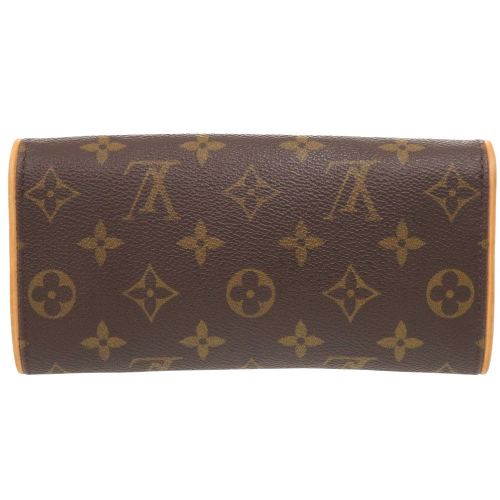 Louis Vuitton M51854 Pochette Twin PM Monogram Canvas Brown Shoulder Bag 7C0088Ga5K6