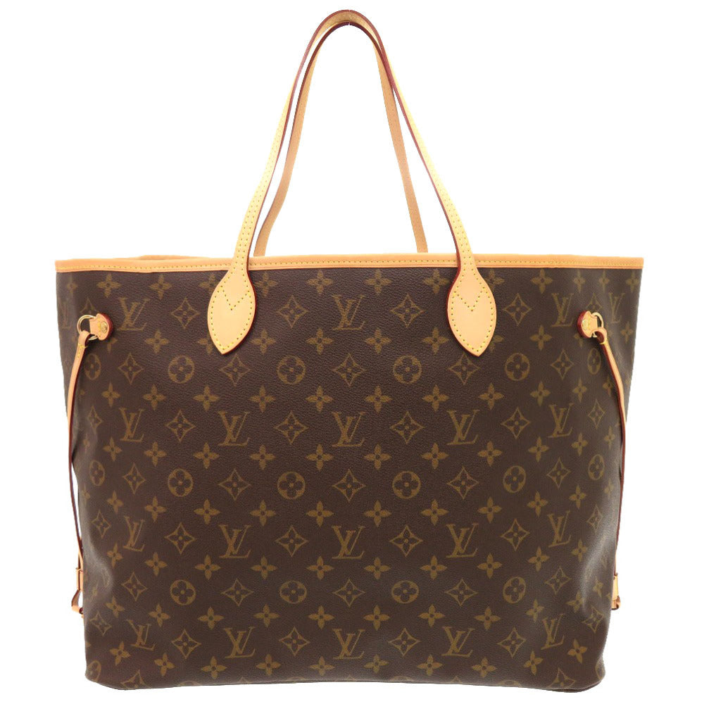 Louis Vuitton M40157 Neverfull GM Monogram Canvas Brown Tote Bag