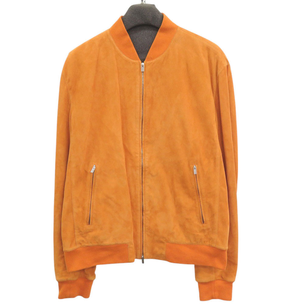 Blouson Goatskin, Knit: Cotton, , Polyurethane, Pocket Nylon Travel Bag