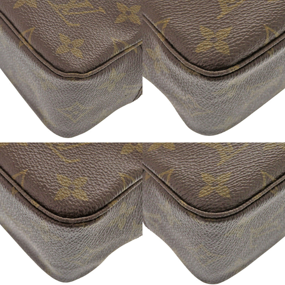 Louis Vuitton business M47524 Truth Cracking T Monogram Canvas Brown Handbag
