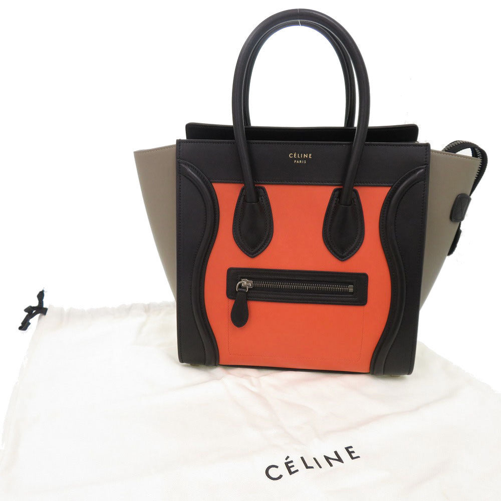 Luggage Micro Shopper Women Leather Black Travel Bag
