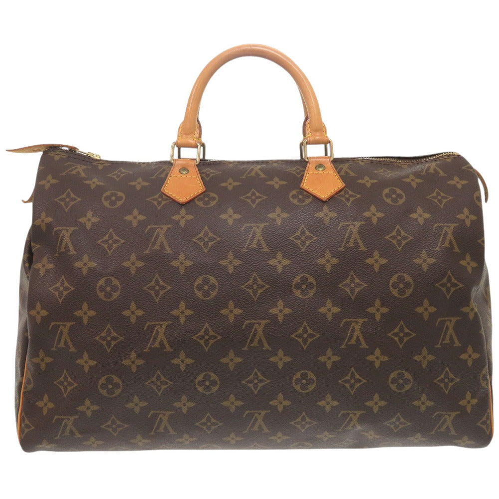 Louis Vuitton M41522 Speedy 40 Monogram Canvas Brown Handbag