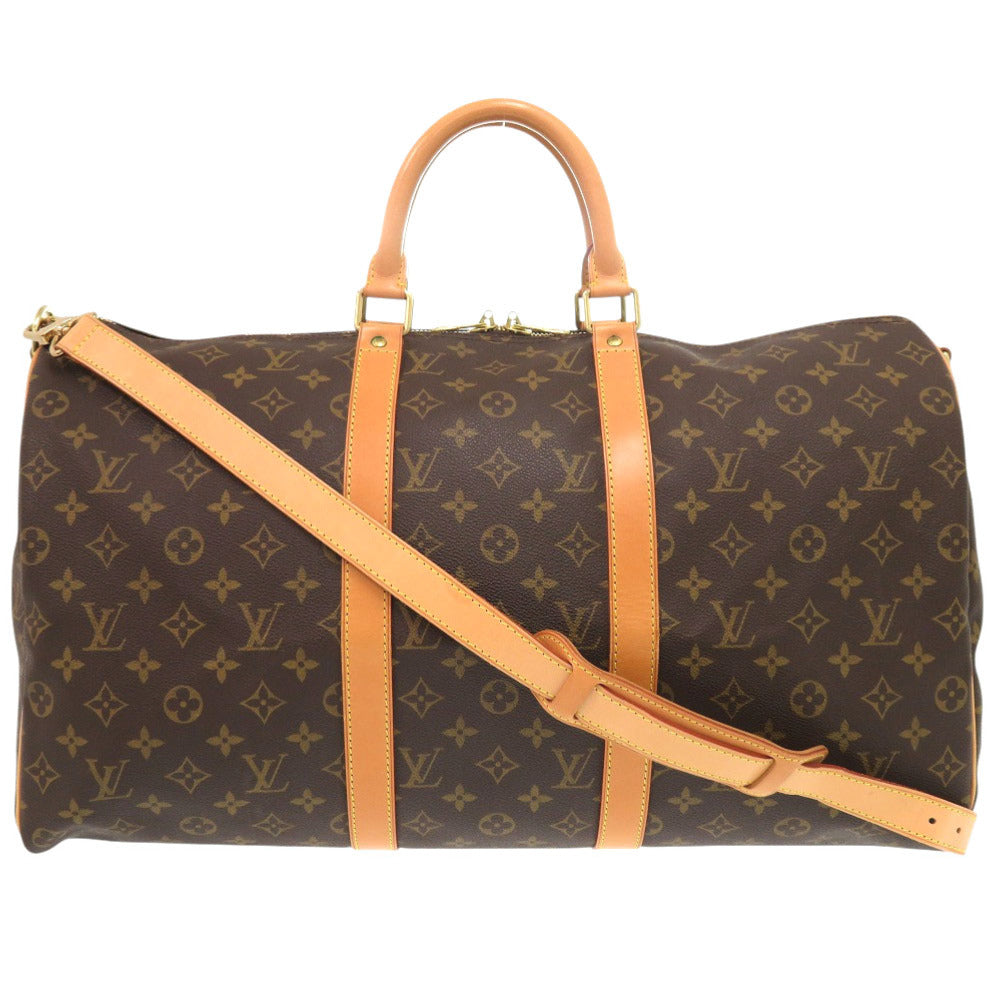 Louis Vuitton Boston Duffel M41416 Keepall bandouliere50 Monogram Canvas Brown Travel Bag 7C0655Iep6A13
