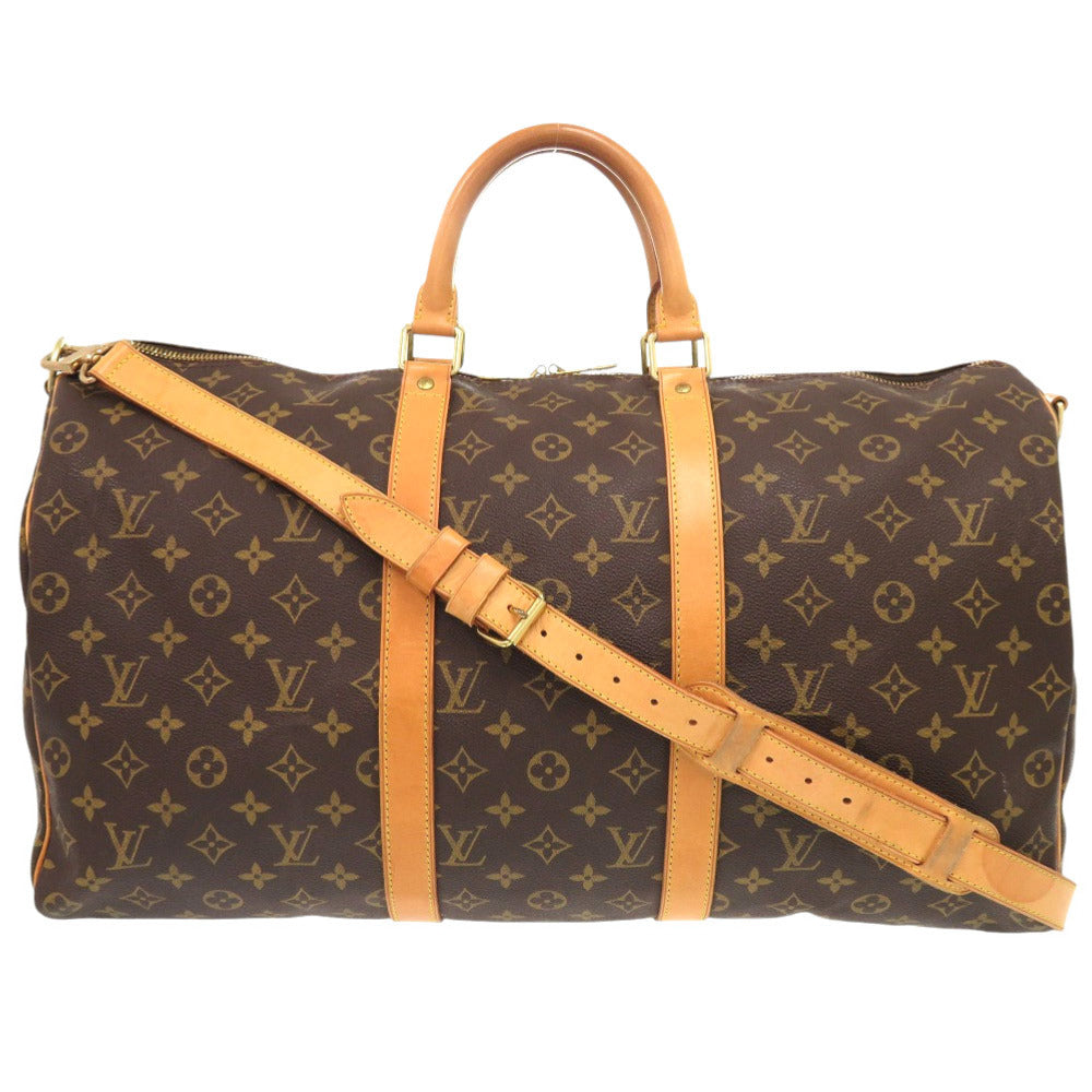 Louis Vuitton Boston Duffel M41416 Keepall bandouliere50 Monogram Canvas Brown Travel Bag 7C0708Ga5A13