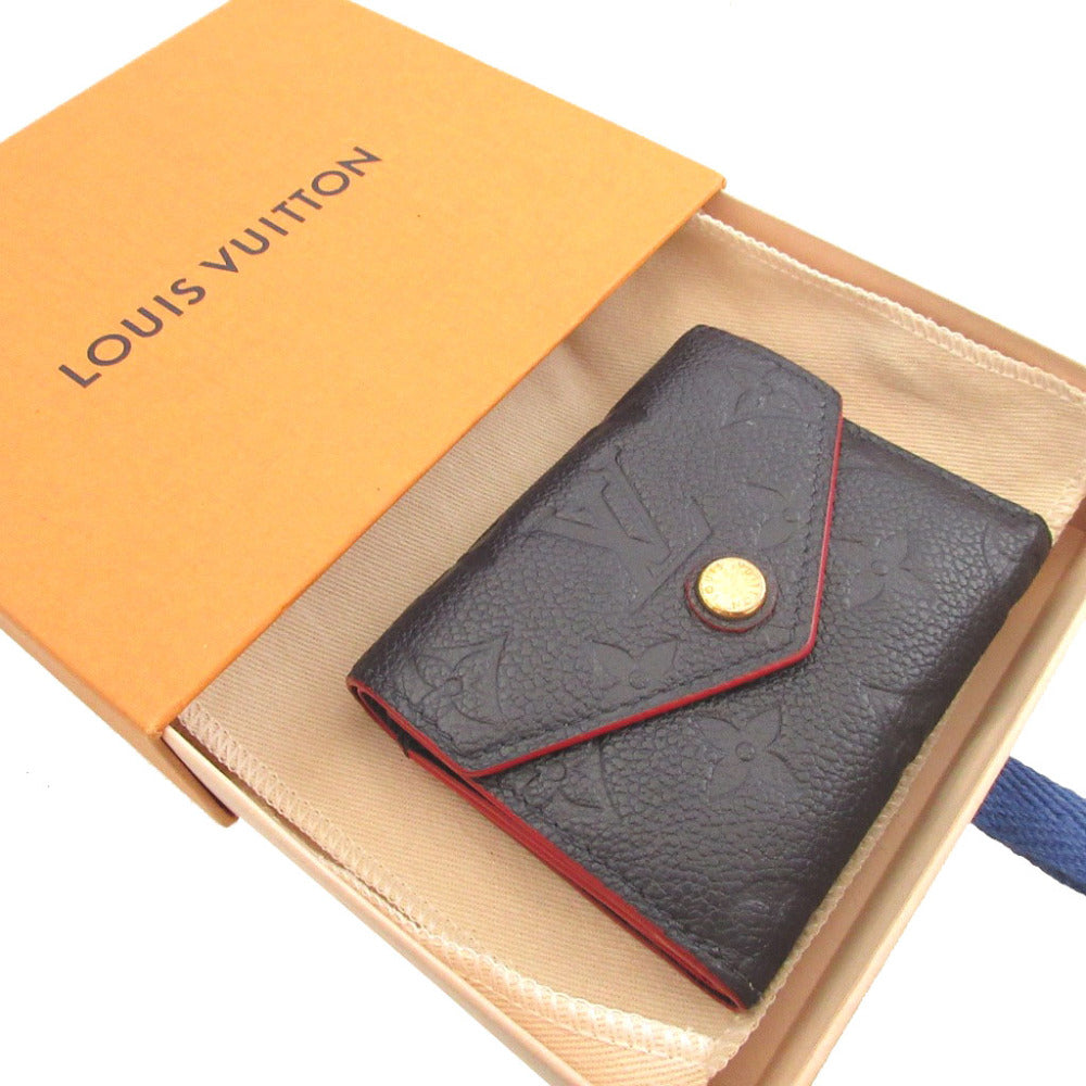 Louis Vuitton Bifold M58880 Ann Platt Ann Monogram Navy Wallet Case