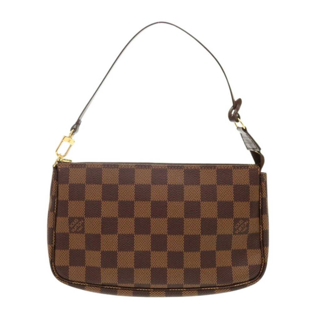 Louis Vuitton Pouch N41206 Damier Pochette Canvas Brown Clutch Bag