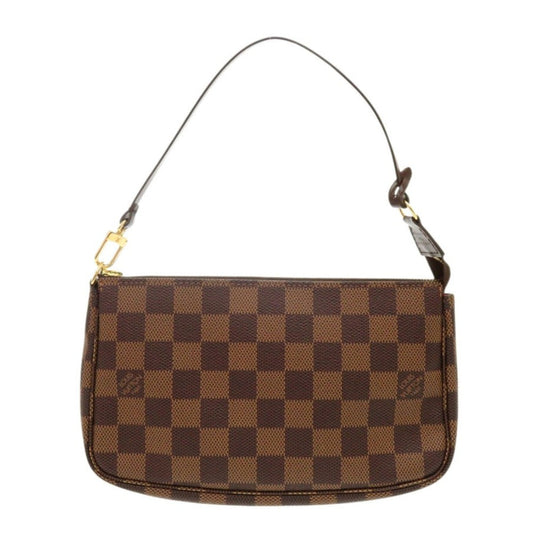 Louis Vuitton Pouch N41206 Damier Pochette Canvas Brown Clutch Bag
