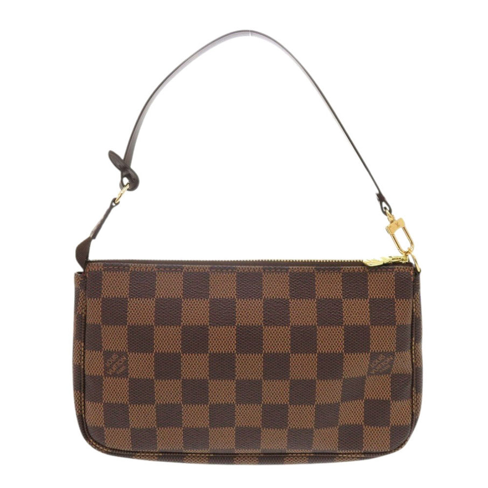 Louis Vuitton Pouch N41206 Damier Pochette Canvas Brown Clutch Bag