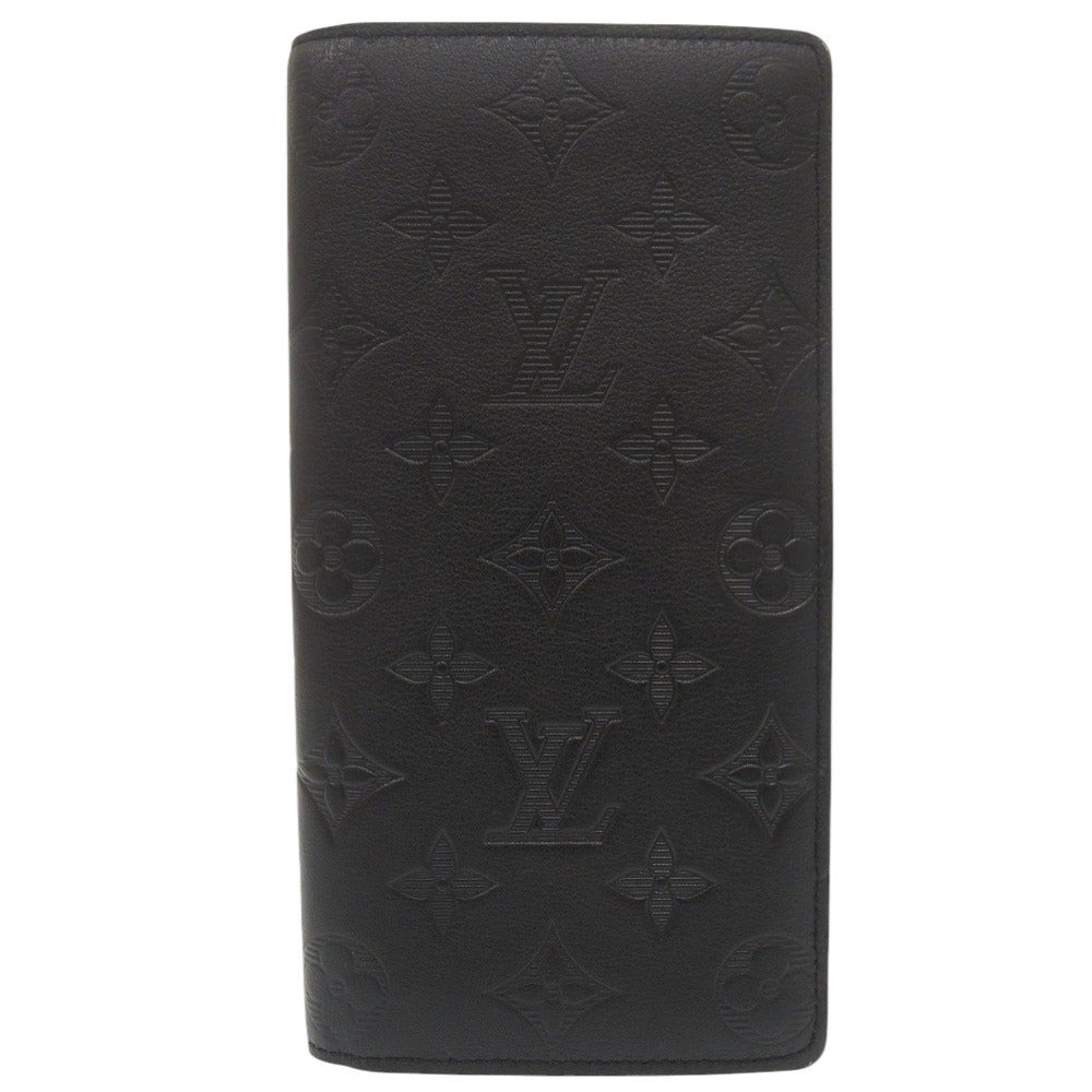 Louis Vuitton Long Purse M62900 Noir shadow Monogram Leather Wallet Case