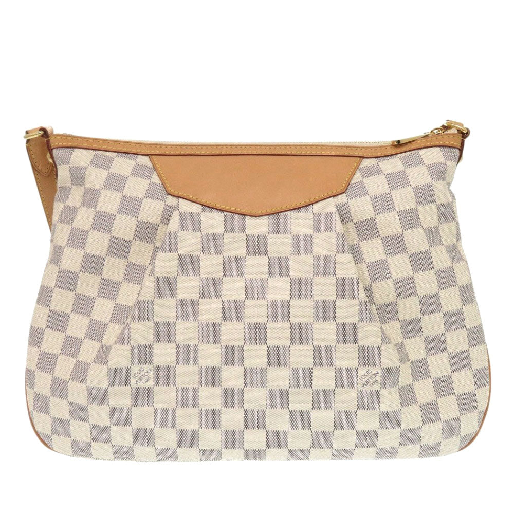 Louis Vuitton N41112 Damier Azur Damier Azur Canvas White Shoulder Bag