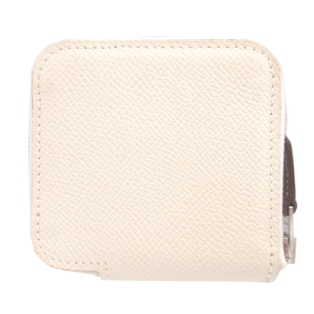 Coin Case Epsom Ivory Azap Compact Silkin Mini Travel Bag