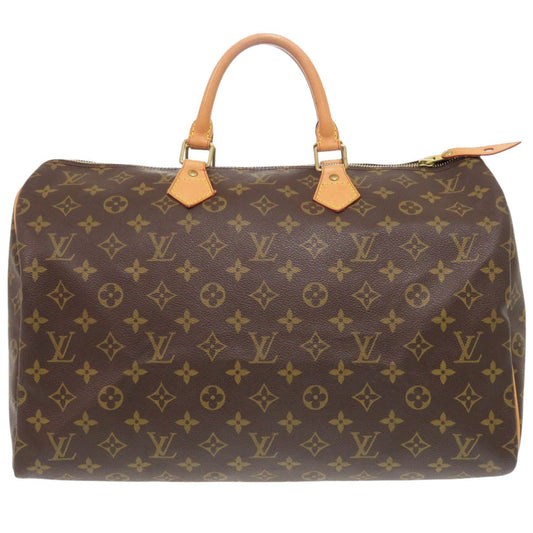 Louis Vuitton M41522 Speedy 40 Monogram Canvas Brown Handbag 7C1352Pi5K3
