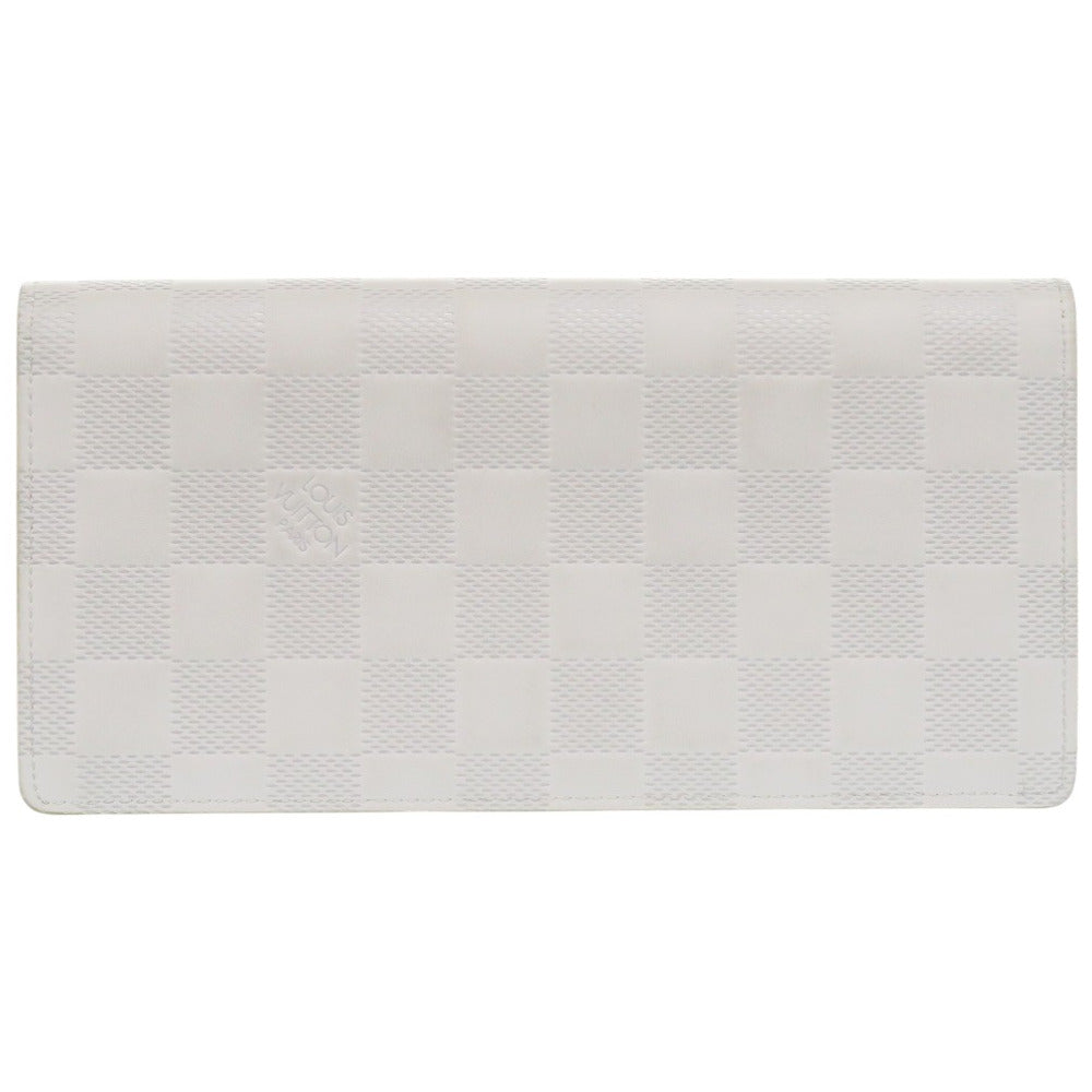 Louis Vuitton Long Purse N60335 Damier Anfini White Wallet Case