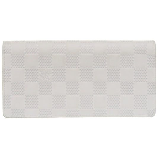 Louis Vuitton Long Purse N60335 Damier Anfini White Wallet Case