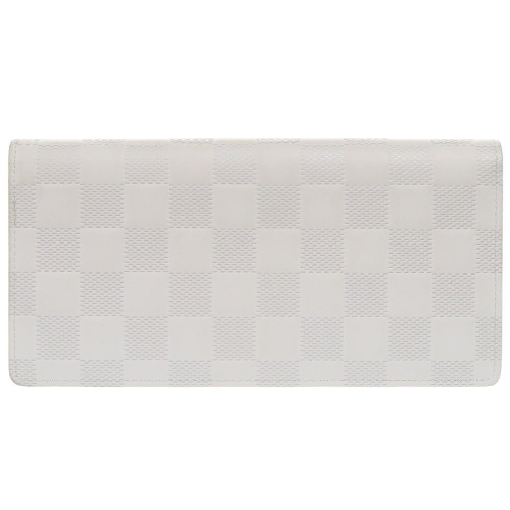Louis Vuitton Long Purse N60335 Damier Anfini White Wallet Case