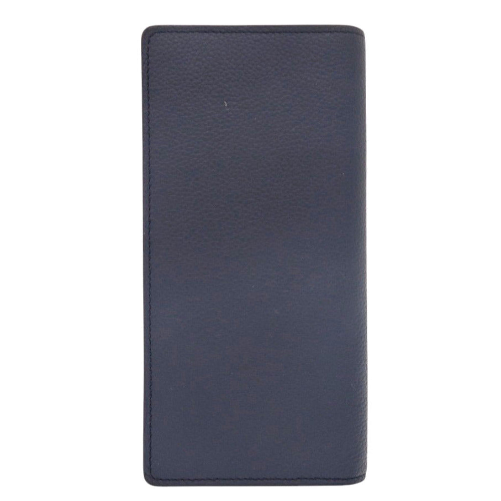 Louis Vuitton Long Purse M81810 Taurillon Clemence Leather Navy Wallet Case