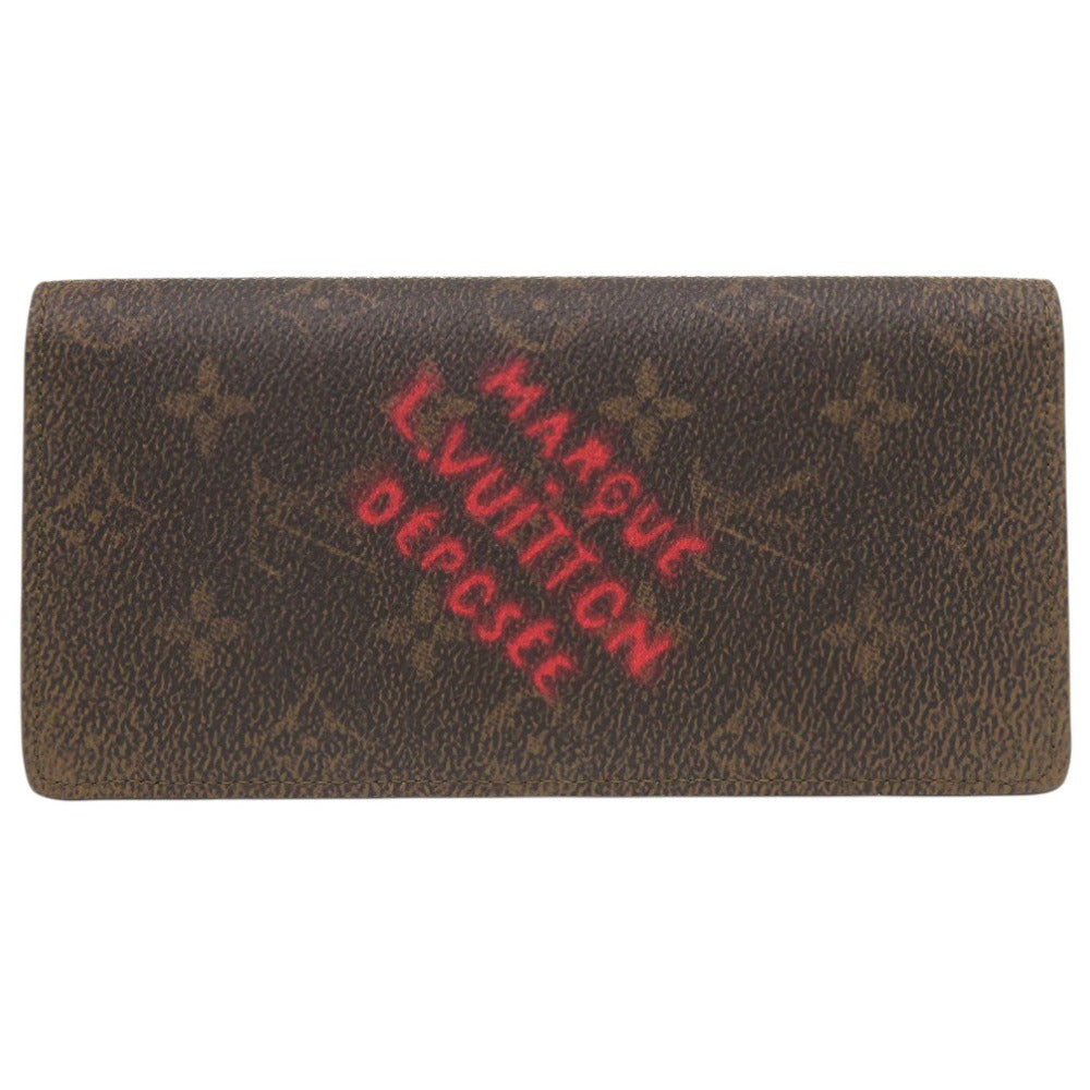 Louis Vuitton Long Purse M11706 Coated Long Monogram Canvas Brown Wallet Case