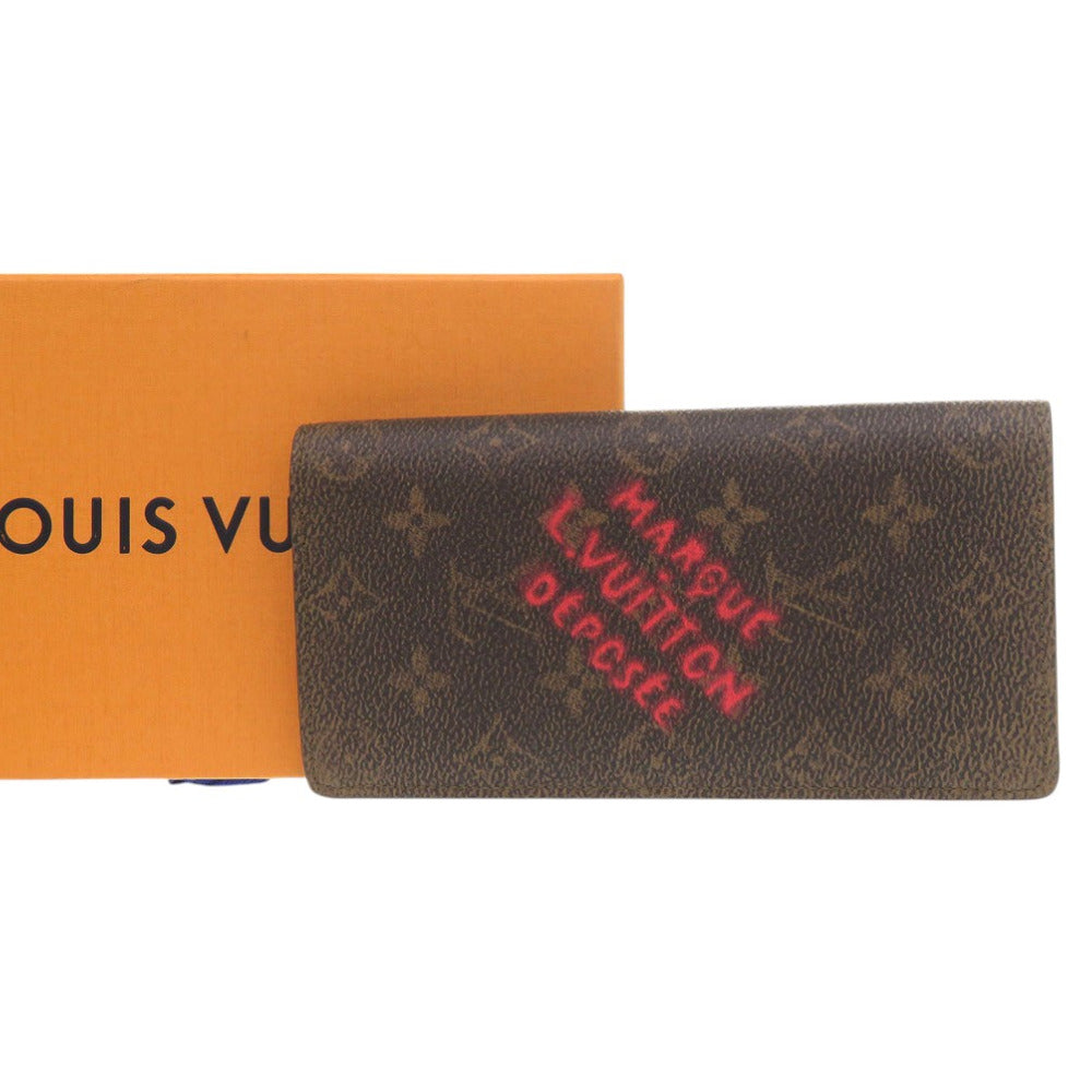 Louis Vuitton Long Purse M11706 Coated Long Monogram Canvas Brown Wallet Case