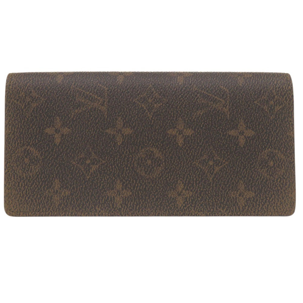 Louis Vuitton Long Purse M11706 Coated Long Monogram Canvas Brown Wallet Case