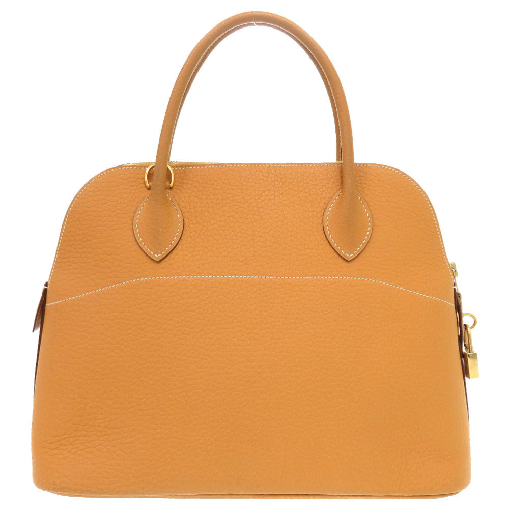 Hermes Handbag Fjord Camel Bored Women Travel Bag