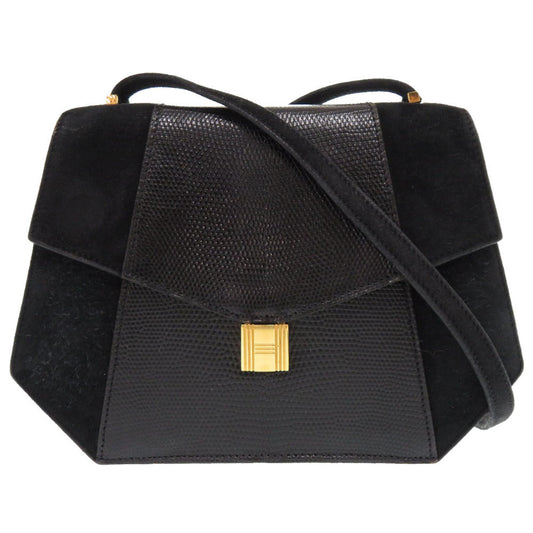 Hermes Shoulder Bag Doblis Rhapsody Women Black