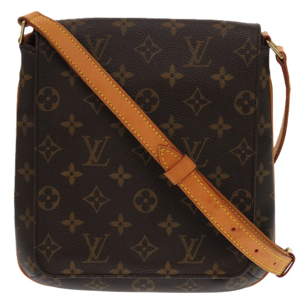 Louis Vuitton M51387 Long strap M tte Monogram Canvas Brown Shoulder Bag 7D0689Ll5W1