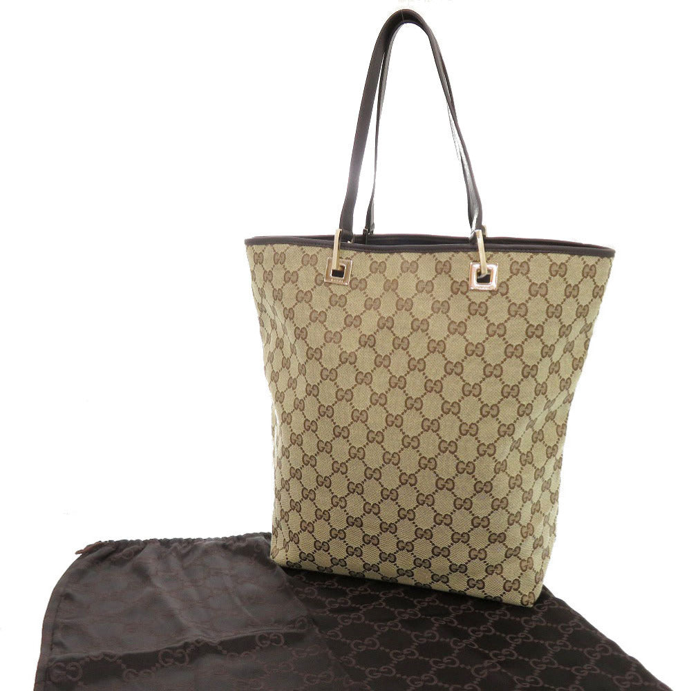 Gucci 002 GG Canvas Beige Tote Bag