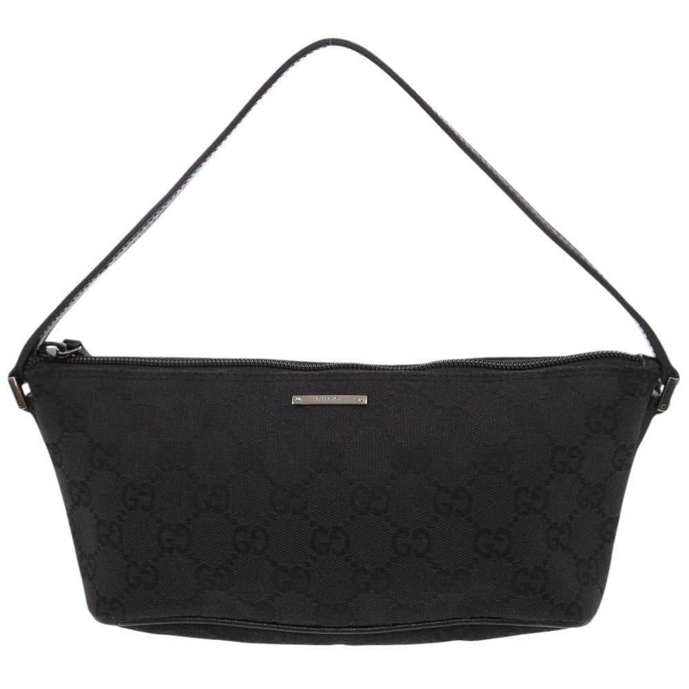 Gucci GG Accessory pouch Canvas Black Handbag