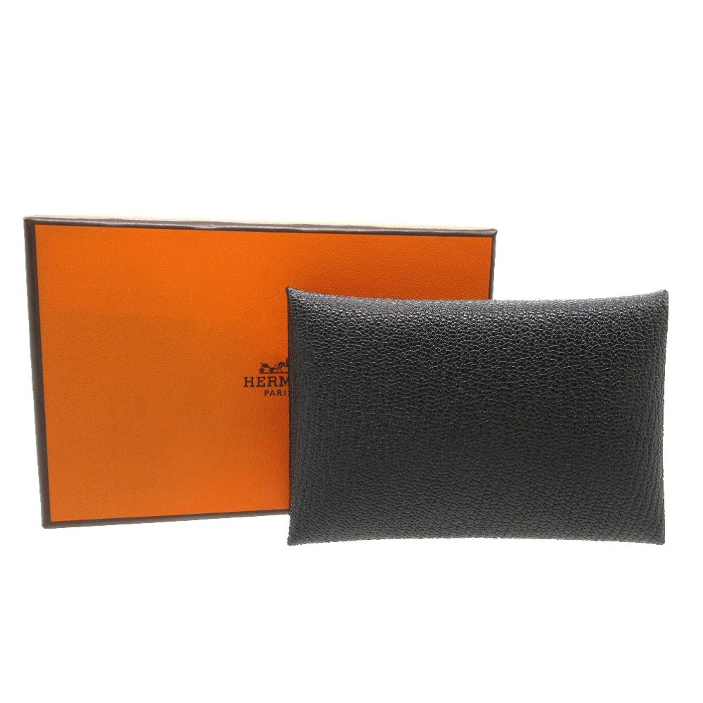 Card Case Shave Calvi Mens Handbag Black Travel Bag
