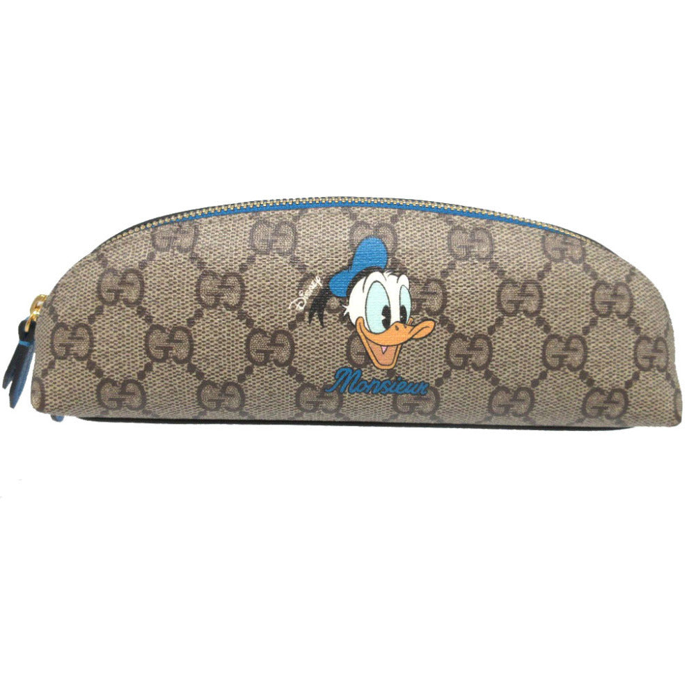 Gucci pencil GG Supreme Pencil Donald Leather Beige Handbag