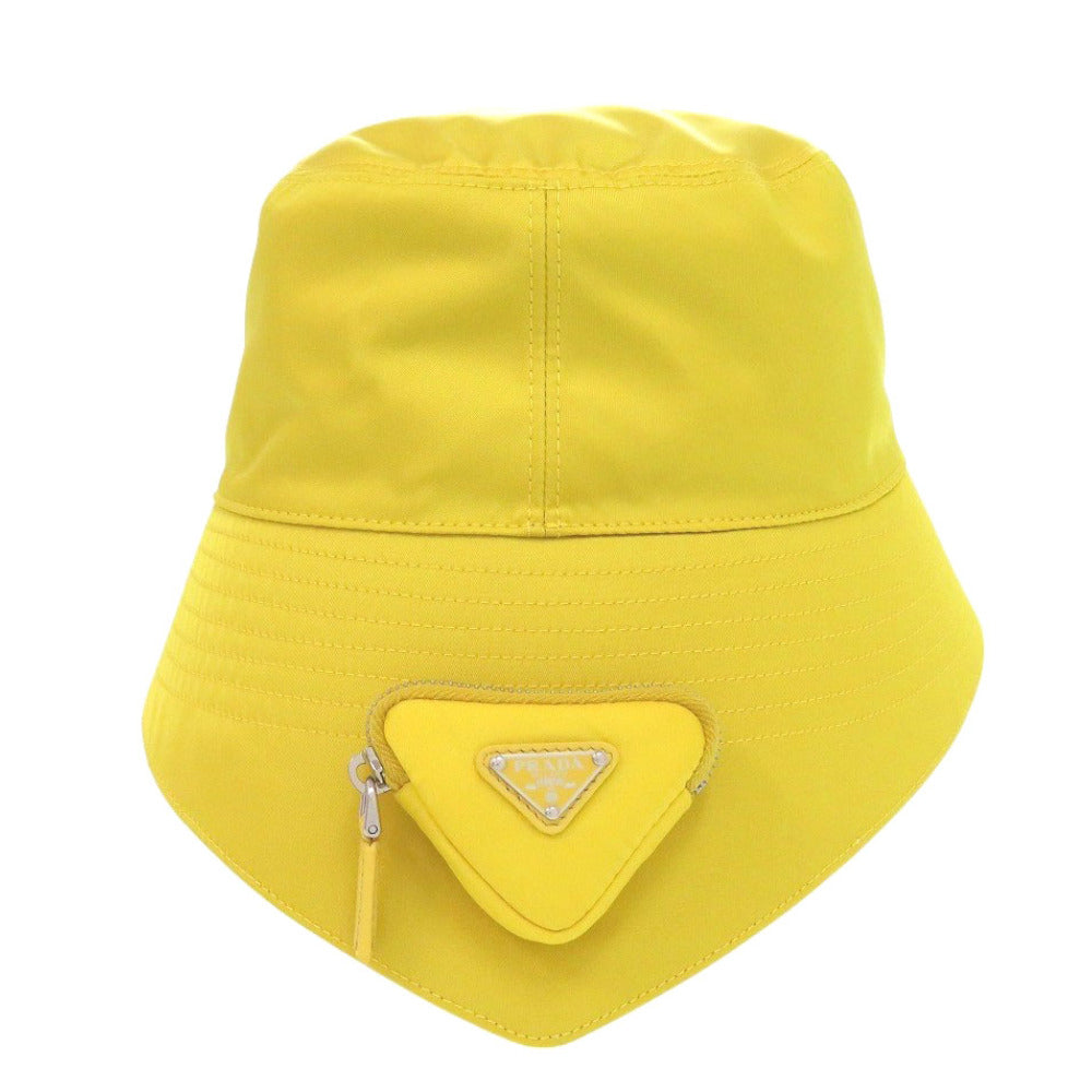 Other Hats Polyamide Yellow With Pouch Re Nylon Mini Bucket Bag