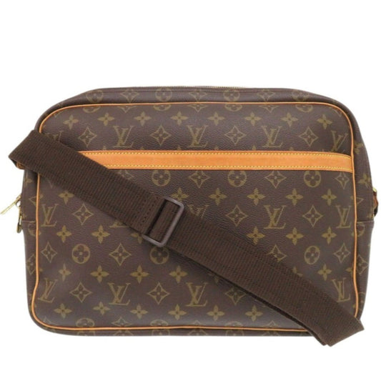 Louis Vuitton M45252 Reporter GM Monogram Canvas Brown Shoulder Bag 7D1293Le5R19