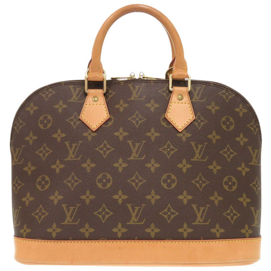 Louis Vuitton M51130 Alma Monogram Canvas Brown Handbag 7F0261Gl5K16